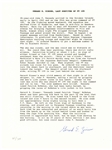 Gerard Zinser, the Last Surviving Sailor Aboard PT-109, Signed Statement -- ''...Lt. John F. Kennedy, saving a sailor by gripping the man's life jacket laces in his teeth...''